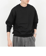 ウォッシャブル クルーネックニット 25AW