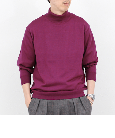 ウォッシャブル タートルネックニット 25AW