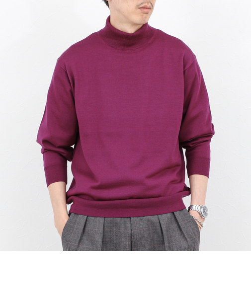 ウォッシャブル タートルネックニット 25AW