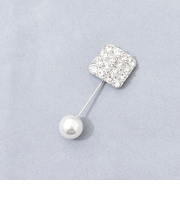 【grace grace/グラスグラス】スクエアビジュープッシュピン