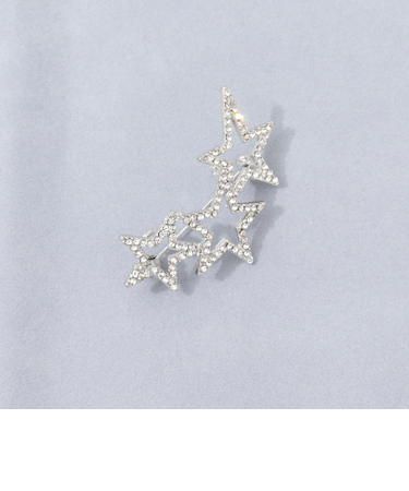 【grace grace/グラスグラス】3スターパヴェブローチ