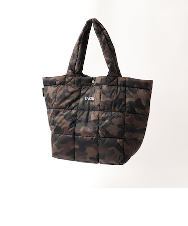 【TAION / タイオン】BASIC LUNCH DOWN TOTE BAG M