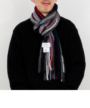 【JAMES CHARLOTTE/ジェームス・シャルロット】Lambswool Russell Muffler 25
