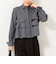 【MARILYN MOON/マリリーンムーン】layered raffle blouse