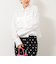 【MARILYN MOON/マリリーンムーン】layered raffle blouse