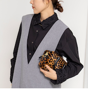 ウォッシャブル3Dレース襟2WAYシャツ