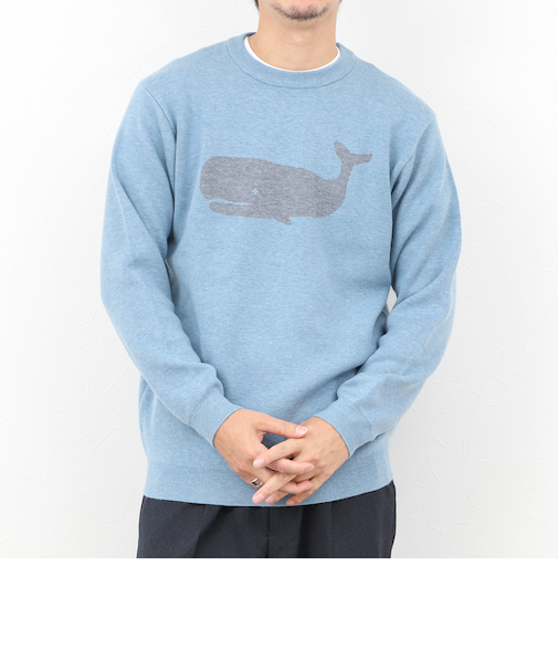 クジラWJQ ダブルジャカードニット 25AW