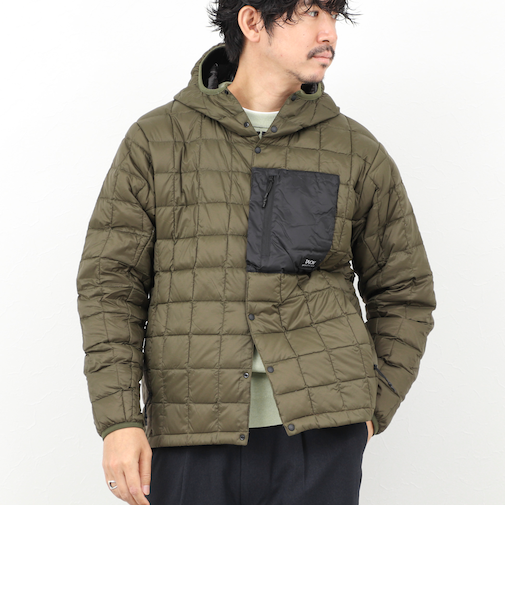 【TAION/タイオン】MOUNTAIN LIGHT DOWN HOODIE 25AW