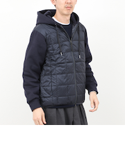【TAION/タイオン】W-ZIP DOWN HOODIE with SWEATS SLEEVE 25AW