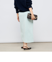 ウォッシャブルスエードダンボールタイトスカート