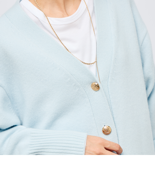 【WEB限定アイテム】2WAY長めVネックカーディガン