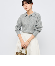 モヘヤポロ衿プルオーバー