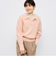 モヘヤポロ衿プルオーバー