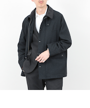 《ビジカジ対応》【TECHTWEED】【SORONA】中綿ユーティリティジャケット 25AW