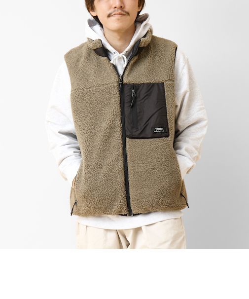 【TAION/タイオン】DOWN×BOA REVERSIBLE VEST 25AW