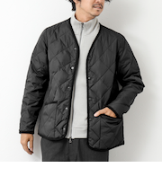 【TAION/タイオン】PIPING V NECK DOWN CARDIGAN 25AW