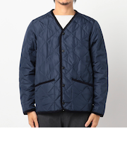 【TAION/タイオン】PIPING V NECK DOWN CARDIGAN 25AW