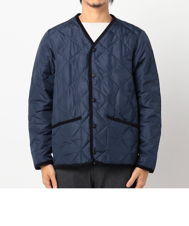 【TAION/タイオン】PIPING V NECK DOWN CARDIGAN 25AW