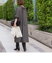 ウォッシャブル2WAYリボンギャザーワンピース