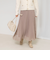 ウォッシャブルラメカットドビープリーツスカート