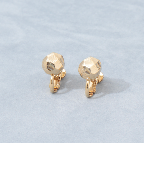 【grace grace/グラスグラス】ロックビーンズイヤリング