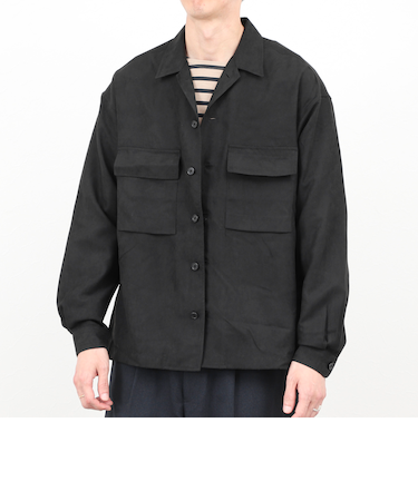 ポリスエード シャツブルゾン 25AW
