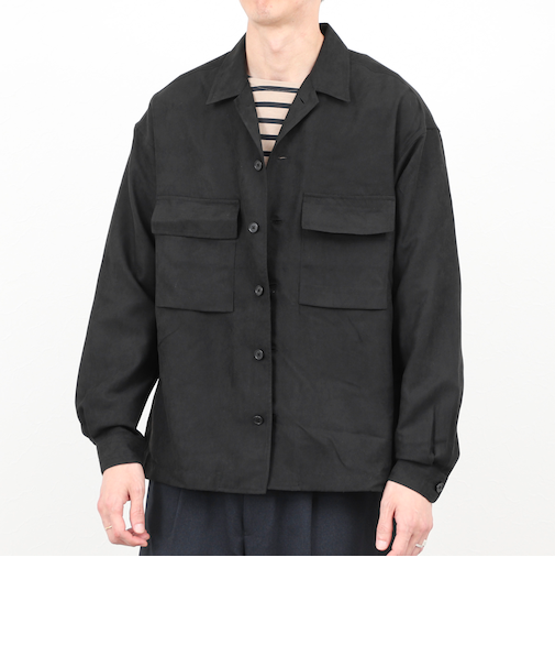 ポリスエード シャツブルゾン 25AW