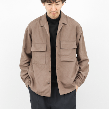 ポリスエード シャツブルゾン 25AW