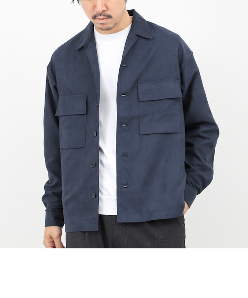 ポリスエード シャツブルゾン 25AW