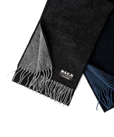 【MAC.N/マックエヌ】Lambswool Dual Scarf 25