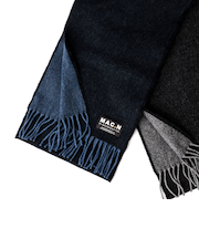 【MAC.N/マックエヌ】Lambswool Dual Scarf 25