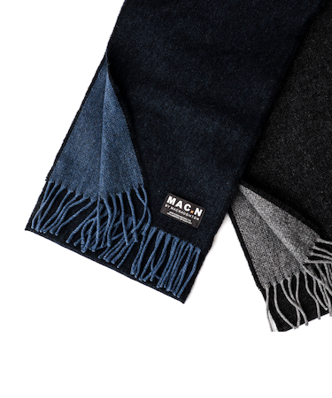 【MAC.N/マックエヌ】Lambswool Dual Scarf 25