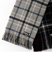 【MAC.N/マックエヌ】Lambswool Canisbay Scarf 25