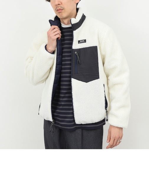 【TAION/タイオン】DOWN×BOA REVERSIBLE HI NECK JKT 25AW