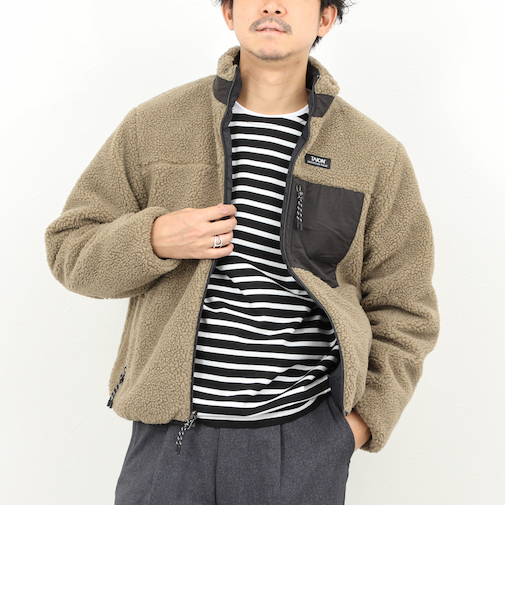 【TAION/タイオン】DOWN×BOA REVERSIBLE HI NECK JKT 25AW