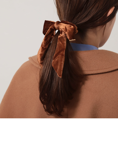 【nolleys/ノーリーズ】ベロアリボンシュシュ