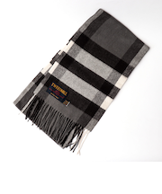 【TWEEDMILL/ツイードミル】Lambswool Muffler Check 25