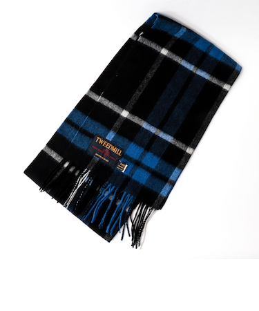 【TWEEDMILL/ツイードミル】Lambswool Muffler Check 25