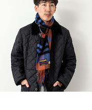 【TWEEDMILL/ツイードミル】Lambswool Muffler Check 25