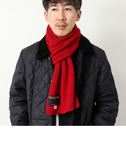 【TWEEDMILL/ツイードミル】別注ウールリブマフラー25