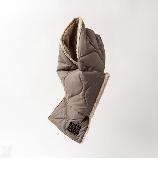 【TAION / タイオン】MILITARY R/S DOWN SCARF 17
