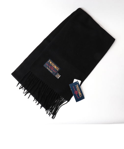 【TWEEDMILL/ツイードミル】Lambswool Muffler Solid 25