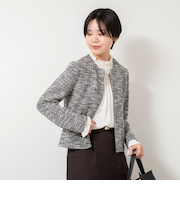 ウォッシャブルツィーディージャージジャケット