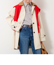 ウォッシャブルトリプルクロス3WAYステンカラーコート