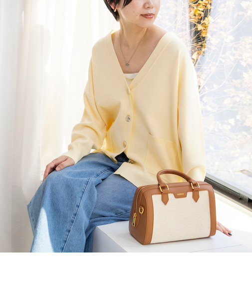 【一部WEB限定カラー】《手洗い可能》スムース編みVネックカーディガン