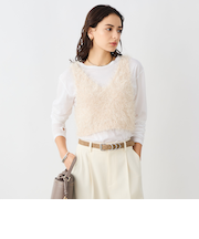 《手洗い可能》ラメシャギー2WAYビスチェ