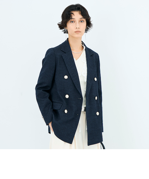 スラブダブルジャケット｜ノーリーズの通販｜&mall（アンドモール