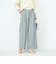 ウォッシャブルWウエストワイドパンツ