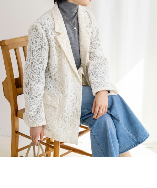 モールレースジャケット｜ノーリーズの通販｜&mall（アンドモール