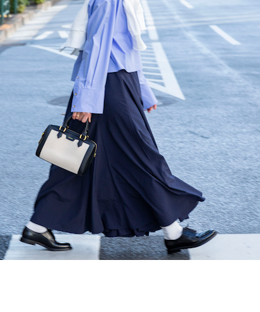 【WEB＆一部店舗限定色アイテム】ウォッシャブルヴィンテージタフタマチ入りマキシスカート